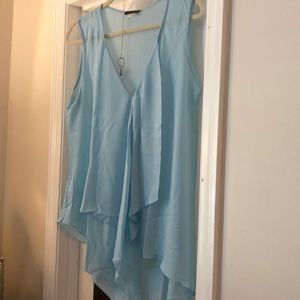 Soft flowy blue tunic